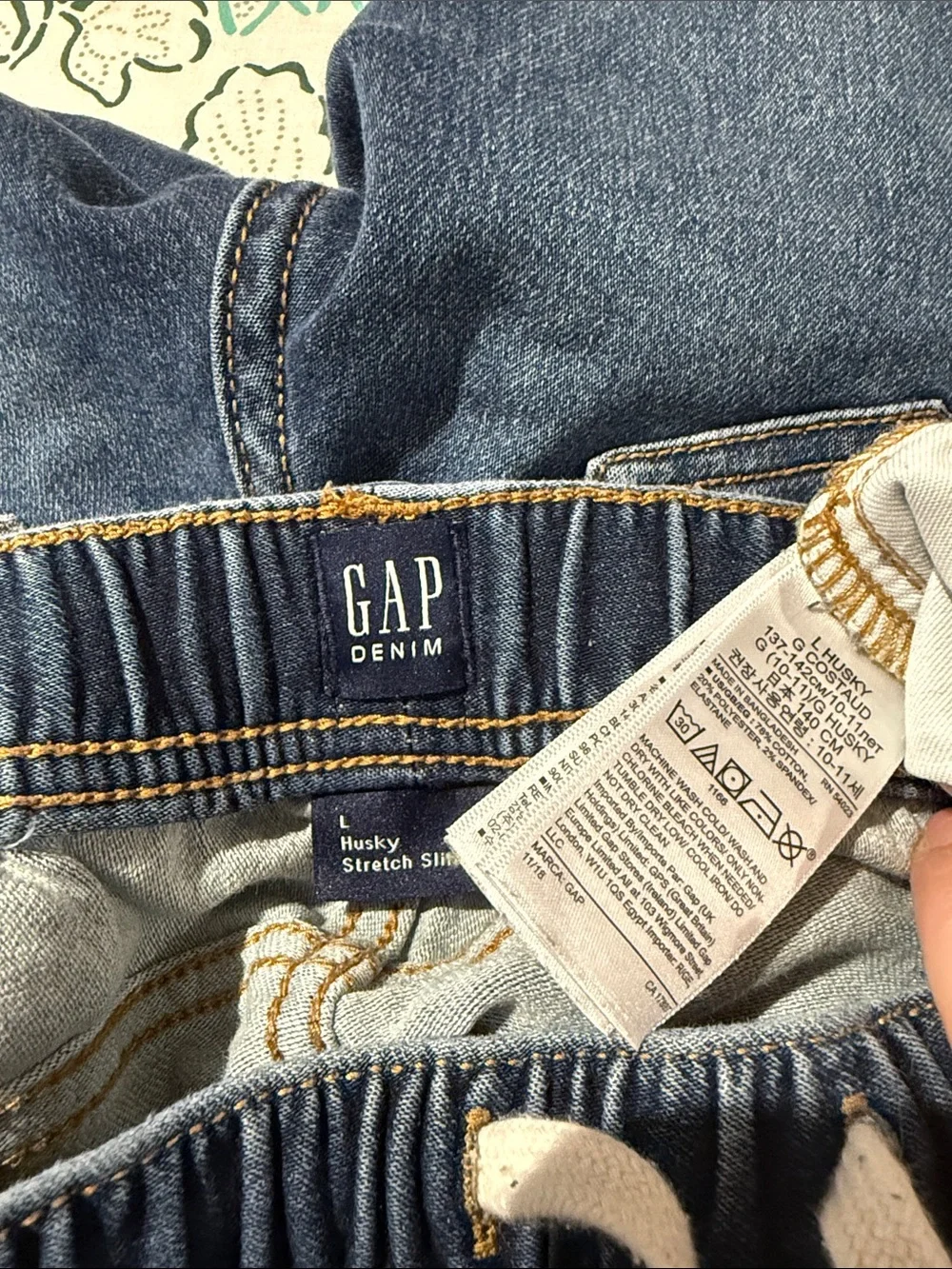 GAP waist pull blue